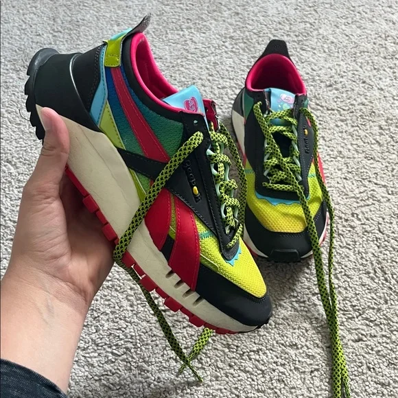 Reebok Jellybean Collab Black Colorful Sneakers - Picture 3 of 8